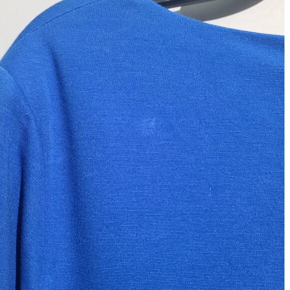 Lafayette 148 Ruched V Neck Sheath Dress - Picture 3 of 5